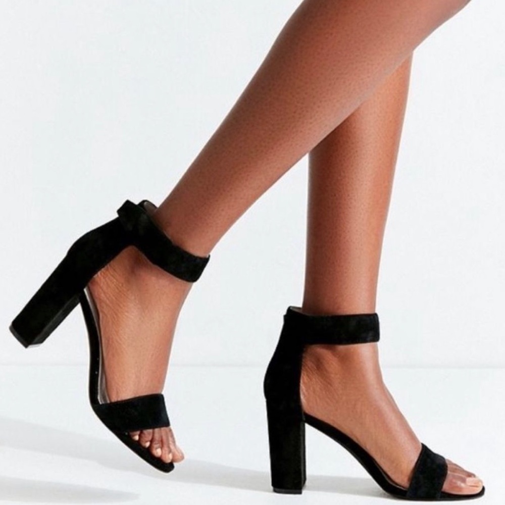 Jeffrey Campbell -  Lindsay Black Suede, size 7.5